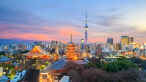 Tokio – temperatura, klimat i pogoda przez cały rok